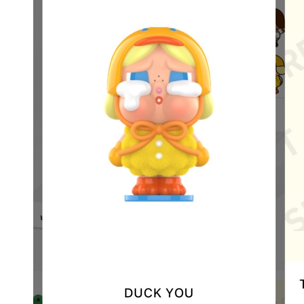 Cry Baby Crying Again: Duck You